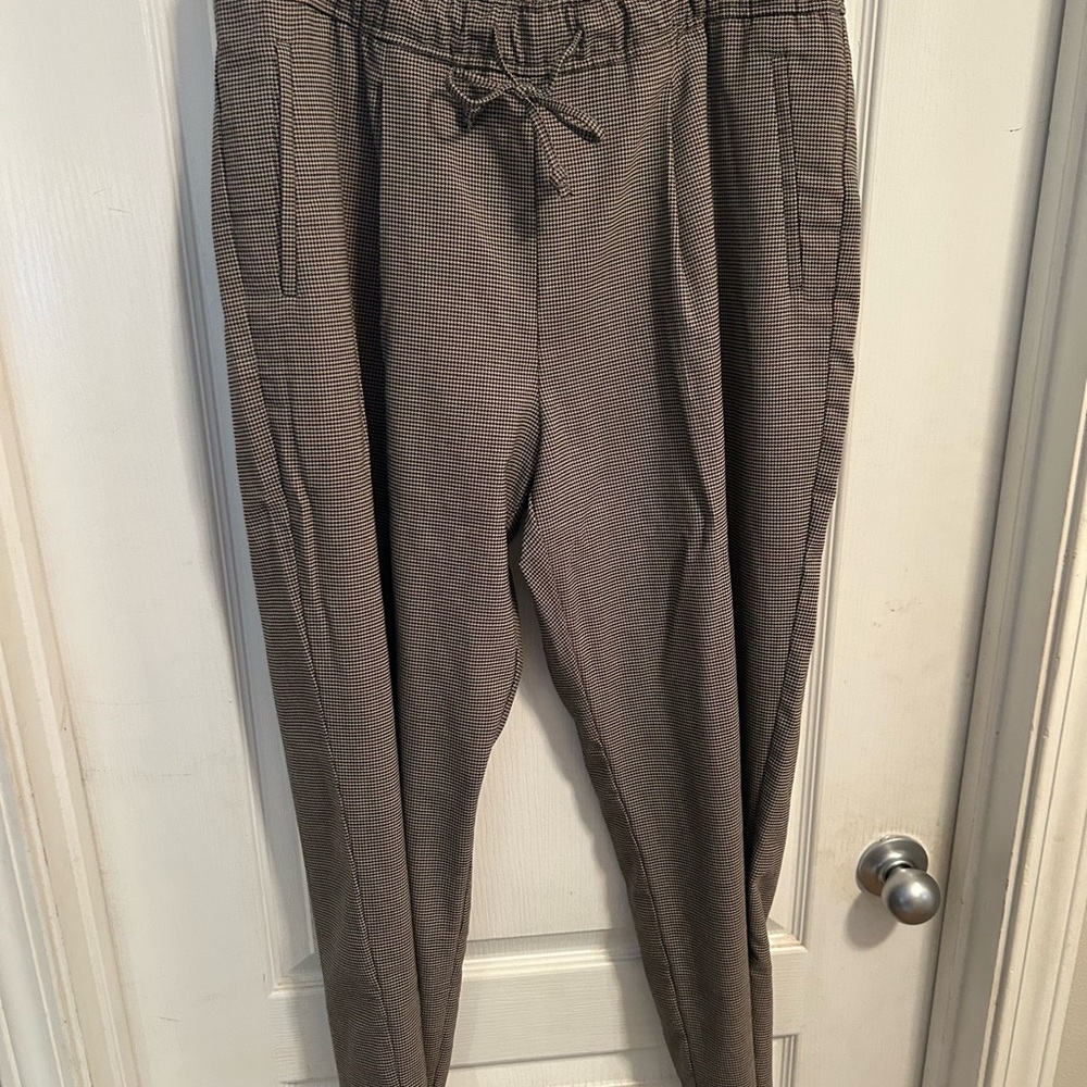Old Navy Brown/black Houndstooth Trousers Billie Fit